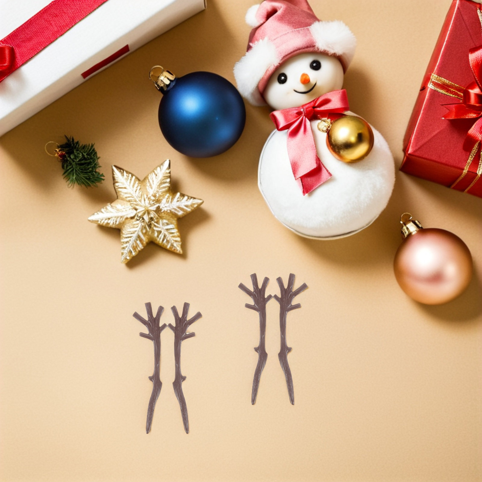 Christmas Tree Artificial - 200 Adet Noel Dekorasyonu Yapay Geyik