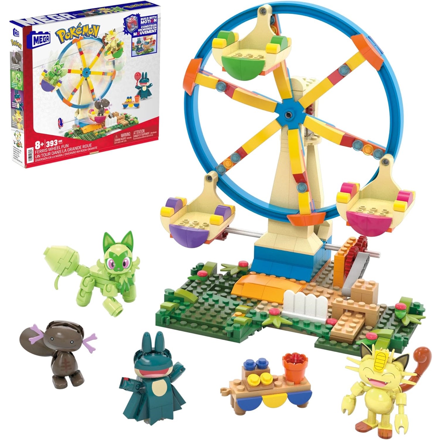 Lego Set Technic - MEGA Pokémon Dönme Dolap Üzerinde Eğlence