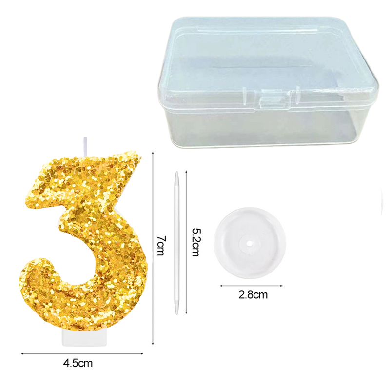 Dijital Doğum Günü Mumu Altın  - Holiday Candle Set incelemesi ve fiyatı