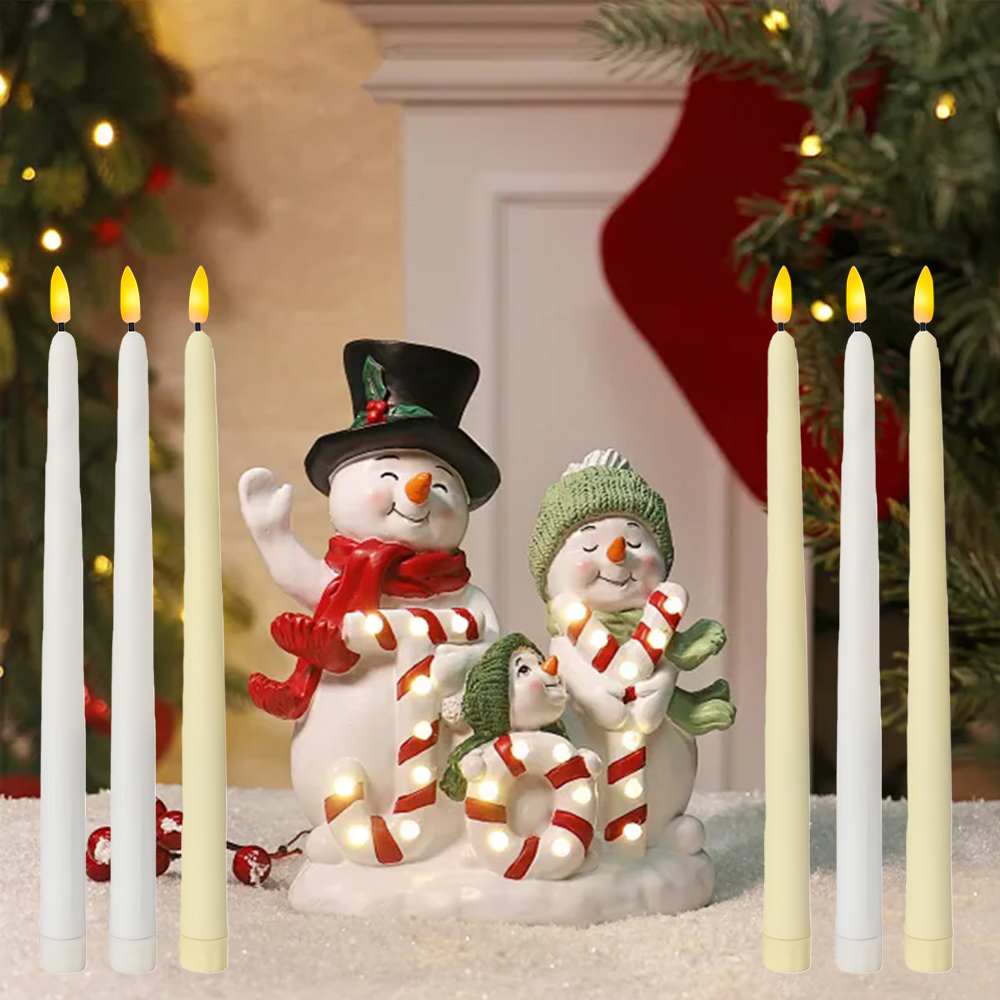 6 adet LED Alevsiz Konik Mum I - Holiday Candle Set incelemesi ve fiyatı