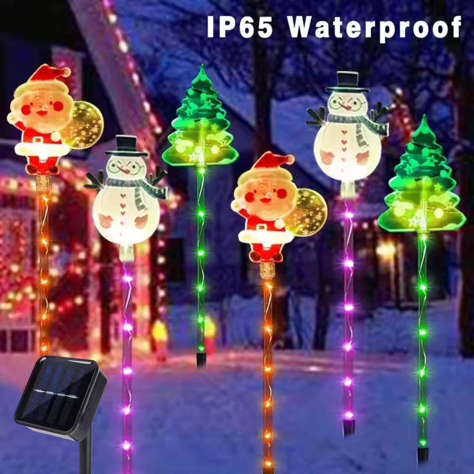 1 Set Güneş Enerjili Noel Baba - Christmas Lights Outdoor incelemesi ve fiyatı