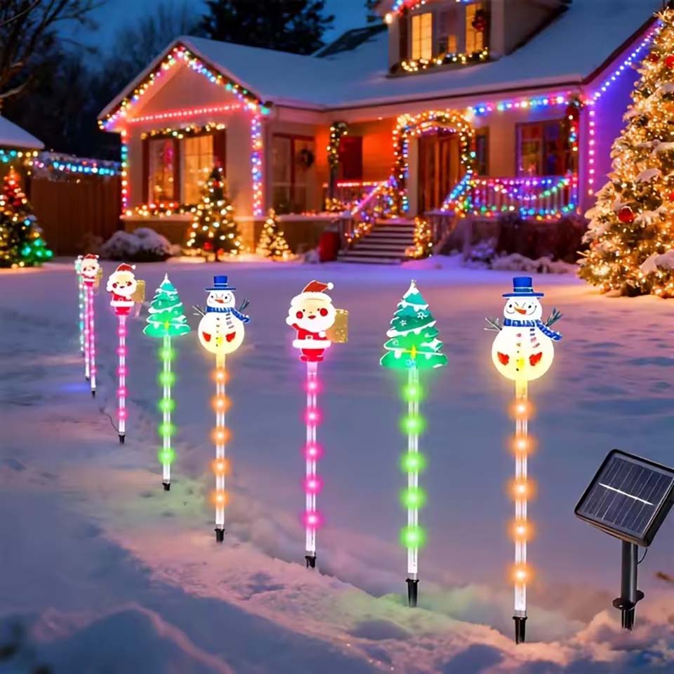1 Set Güneş Enerjili Noel Baba - Christmas Lights Outdoor incelemesi ve fiyatı