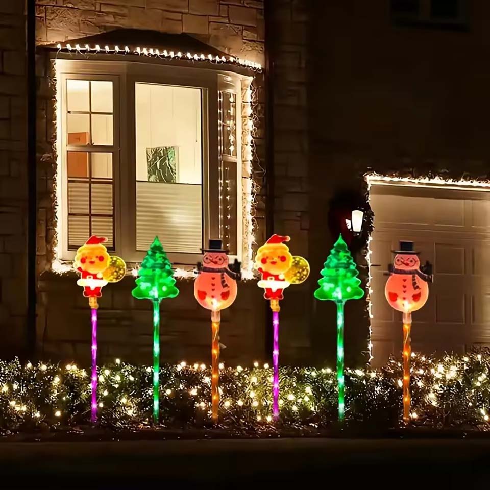 1 Set Güneş Enerjili Noel Baba - Christmas Lights Outdoor incelemesi ve fiyatı