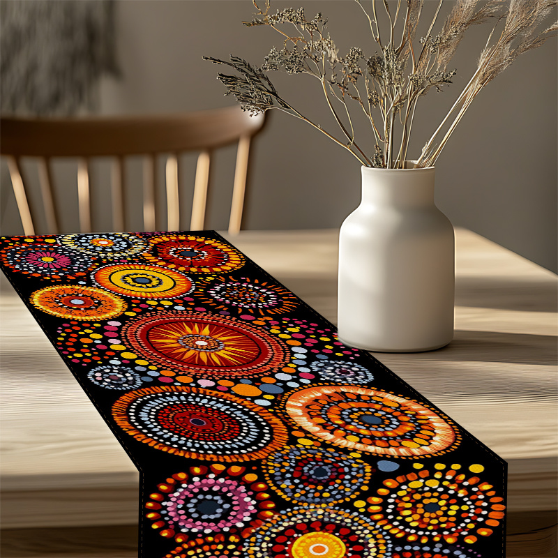 Mandala Nokta Sanatı Masa Örtü - Christmas Table Runner incelemesi ve fiyatı