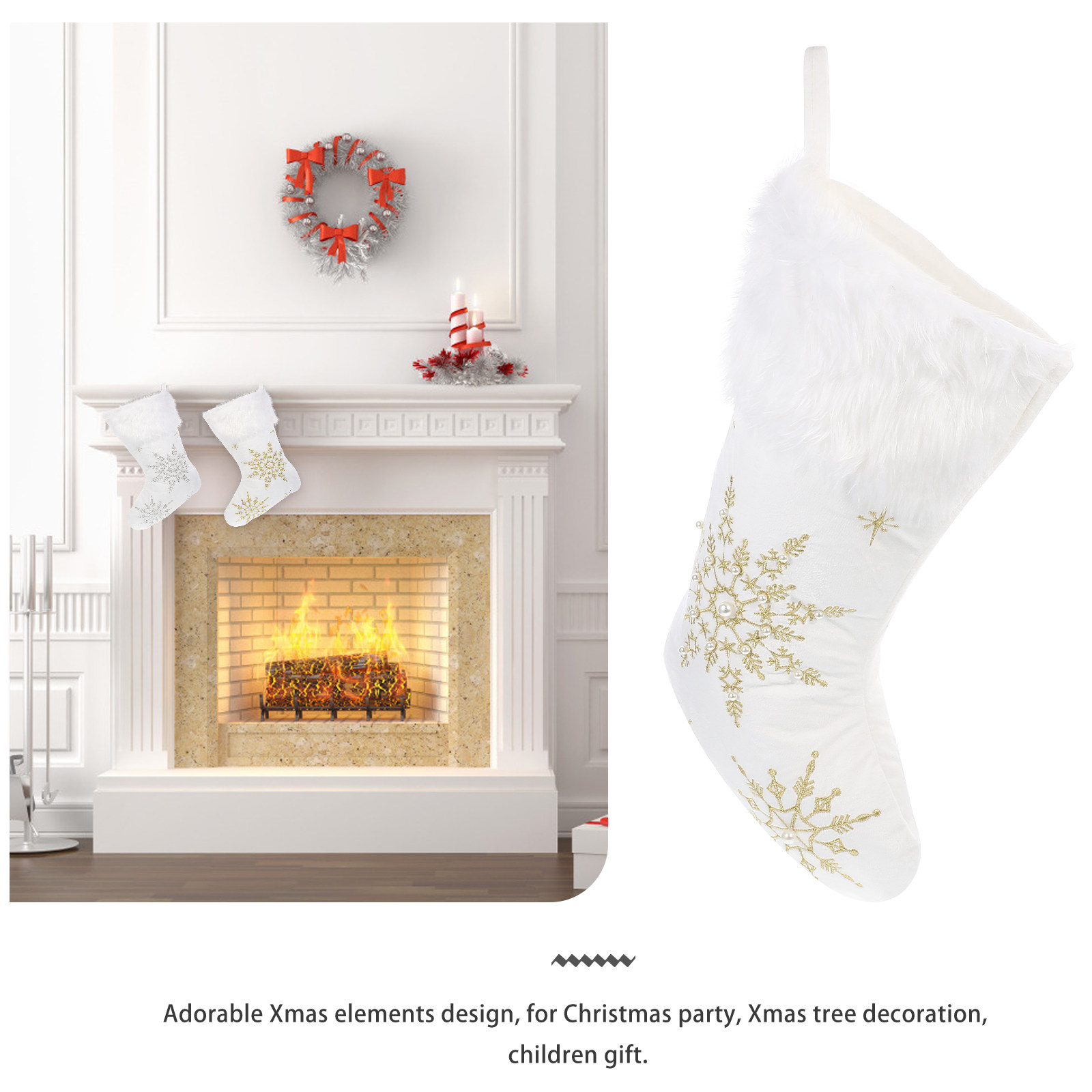1 Adet Noel Çorabı Dekorasyonu - Christmas Stocking Hanging incelemesi ve fiyatı
