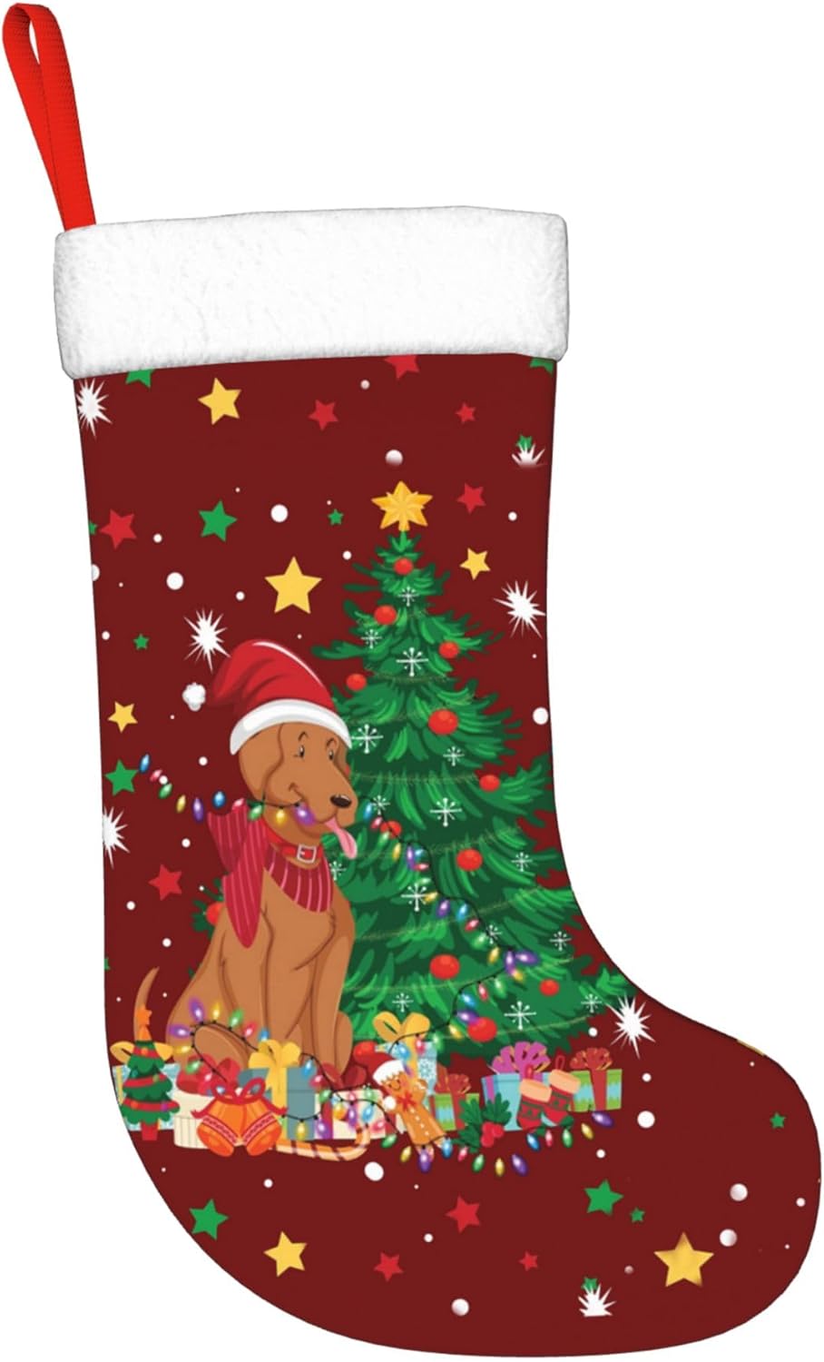 Noel Köpek Işık Tasarımlı 45 c - Christmas Stocking Hanging incelemesi ve fiyatı